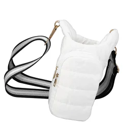 Water Bottle Carrier Bag With Strap For 32‑40oz Water Bottles Holder Insulated Water Bottle Pouch For Walking Hiking Travelling