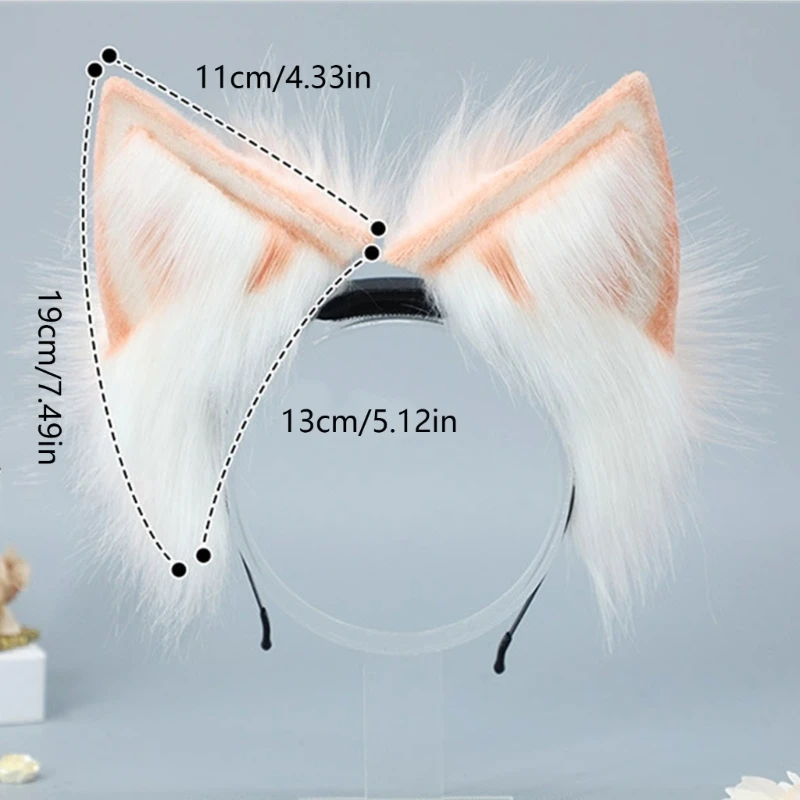 HOTRemovable elektrisch model Anime Cosplay Props Beest Kat Haar Hoepel Harige Dynamische Oor voor Halloween Hoofdband Harige Kitten Dier