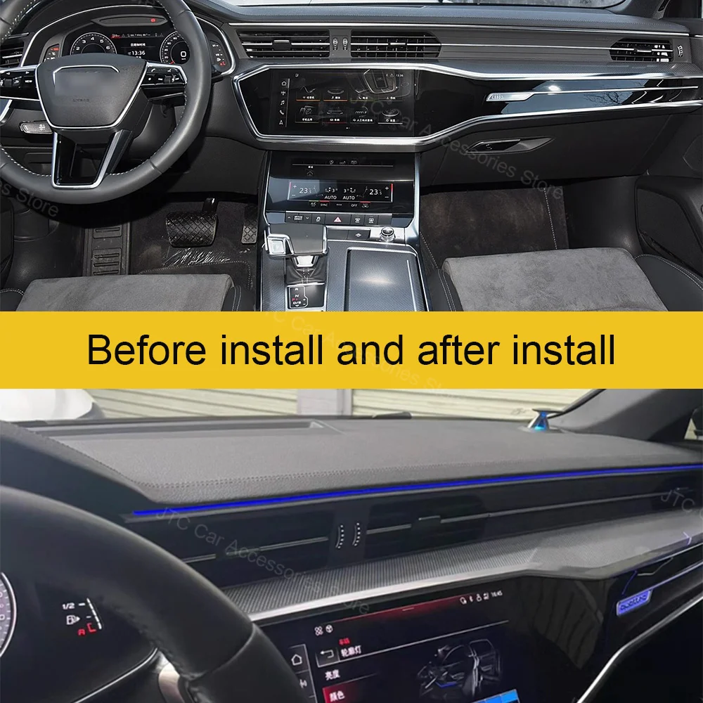Dash Light Ambient Light for Audi A6 A7 C8 2019-2024, Audi A6 A7 Dashboard Ambient Light Upgrade