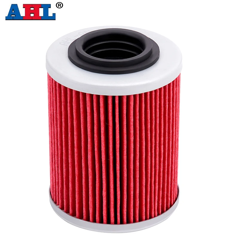 AHL Motorcycle Oil Filters Cleaner For SEA-DOO Spark GTI 900 For Can-Am Maverick X3 RR Renegade 1000 Traxter 420956123 420956120