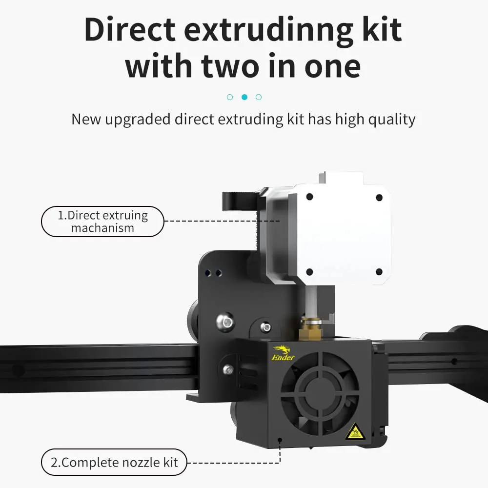 Imagem -02 - Creality-ender Kit de Atualização de Unidade Direta Vem com 4240 Stepper Motor Hotend Kit 175 mm Original