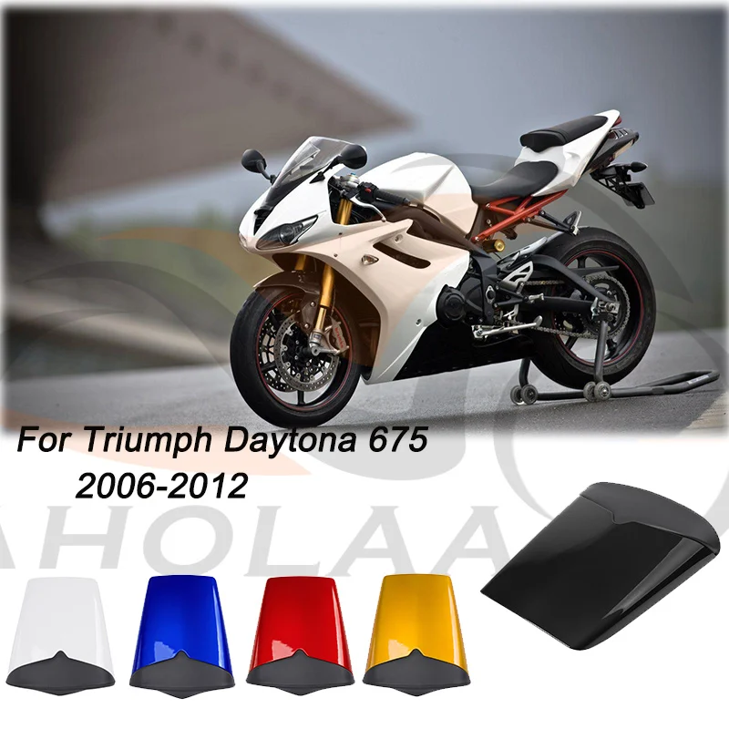 For Triumph Daytona 675 2006 2007 2008 2009 2010 2011 2012 Motorcycle Fairing Rear Pillion Seat Cowl Cover Gold Blue White Black