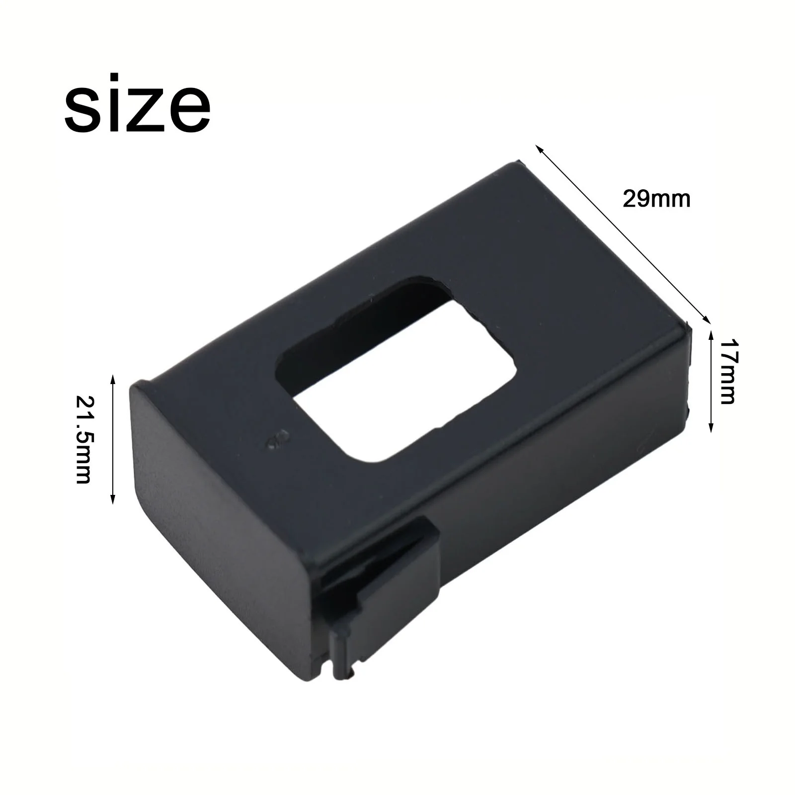 Case Battery Holder ABS Accessories Acoustic Guitar Battery Box Black For LC-5 Holder Parts Pickup Replacement
