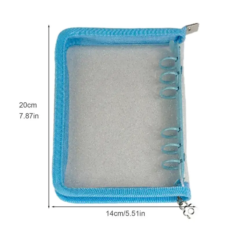 6 Ring Binder Cover Soft Refillable Paper Binder Notebook Cover Case Refillable For Diary Office Home School