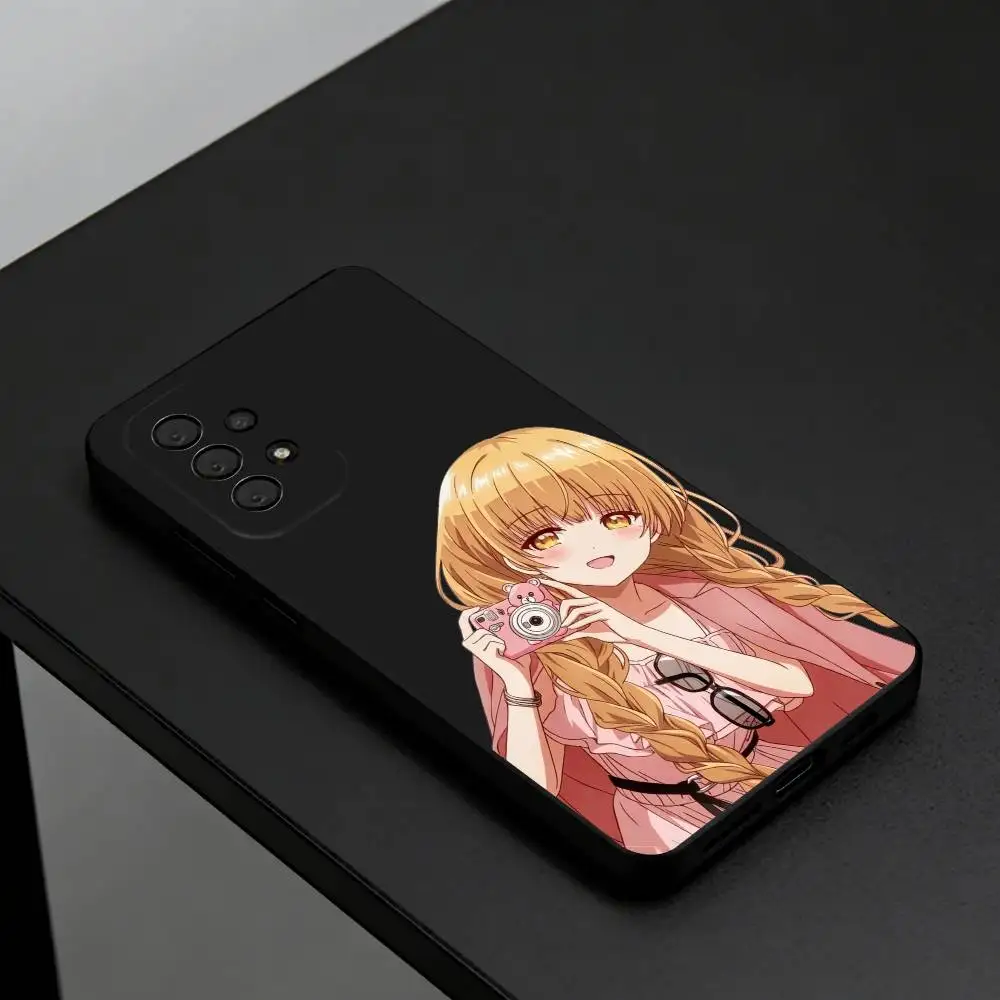 mahiru shiina Cute Anime  Phone Case For Samsung S26,S25,S24,S23,S22,Plus,Cover Soft Black Shell