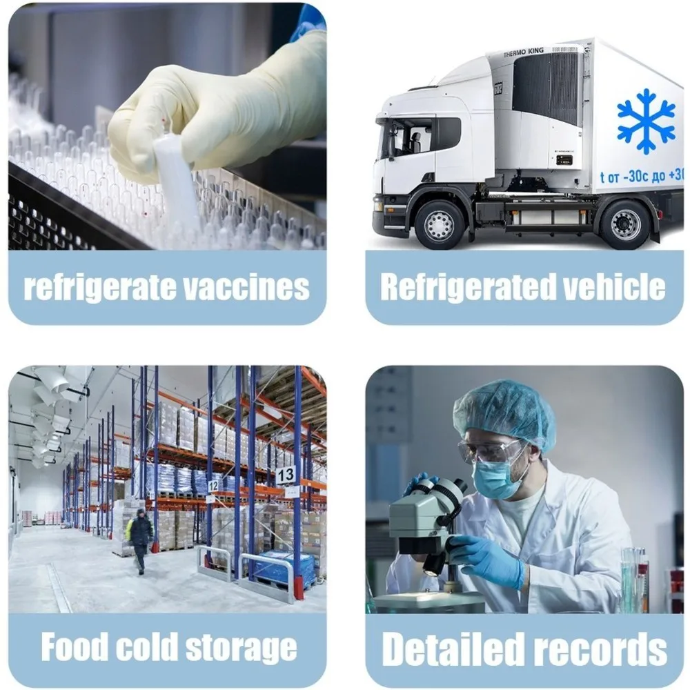 A96K-180 Days Temperature And Humidity Data Logger Waterproof USB Logger For Transport Storage