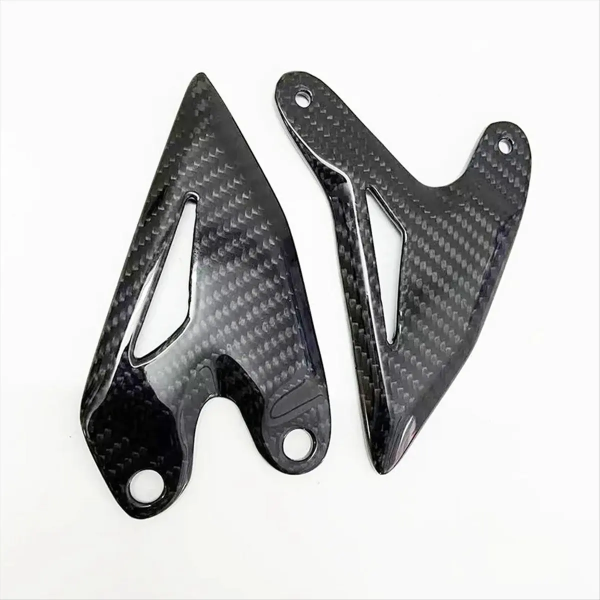 Compatible Carbon Fiber Motorcycle Pedals Rear Wheel Set Accessories Heel Guards for 500 2024-