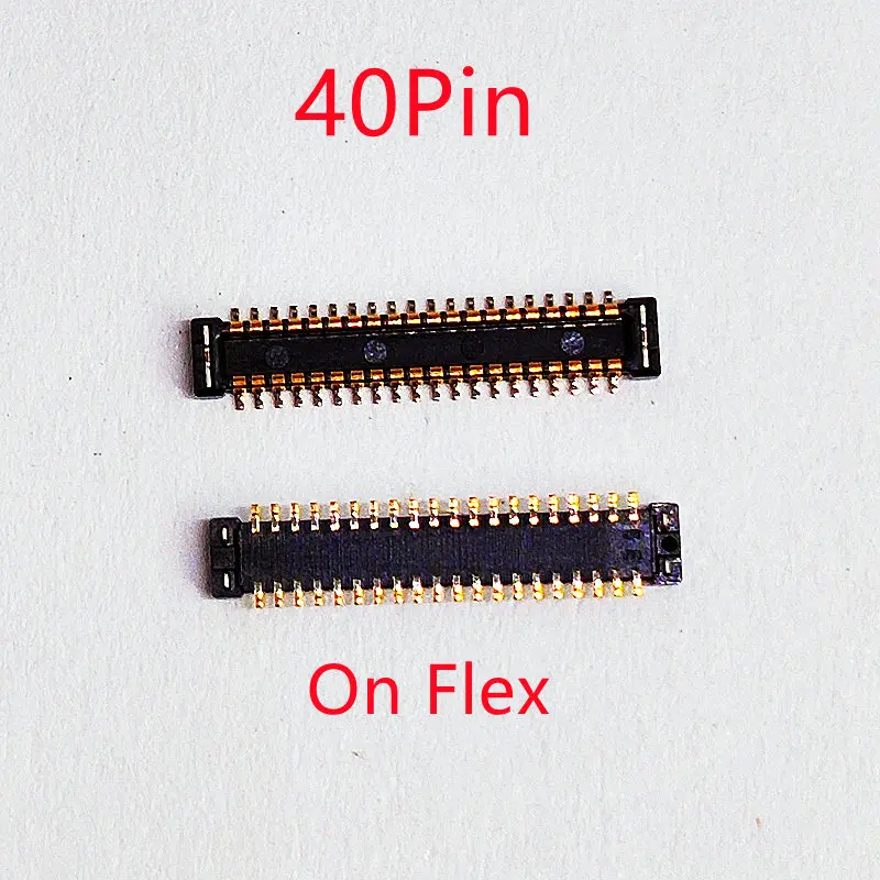 10Pcs LCD Display Screen Flex FPC Connector For Motorola Moto G7 Plus/G4/G7/G9 Play/G9 Power Plug On Board 40pin