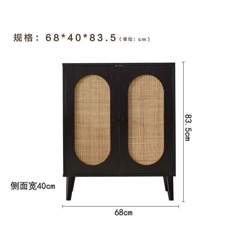 خزانة أحذية الروطان الحرفي بسيطة وابي-**** خزانة الرياح المنزلية اليابانية باب دخول مدخل مدخل المدخل #2