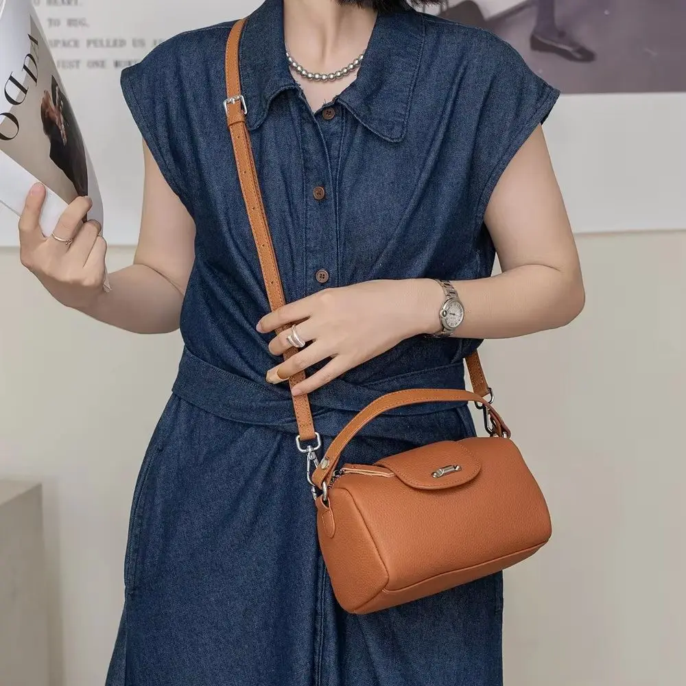 Genuine Leather Large Capacity Minimalist Women Luxury Crossbody Bag Handbag Shoulder Bag High Quality Vintage 2026 Tote Bag