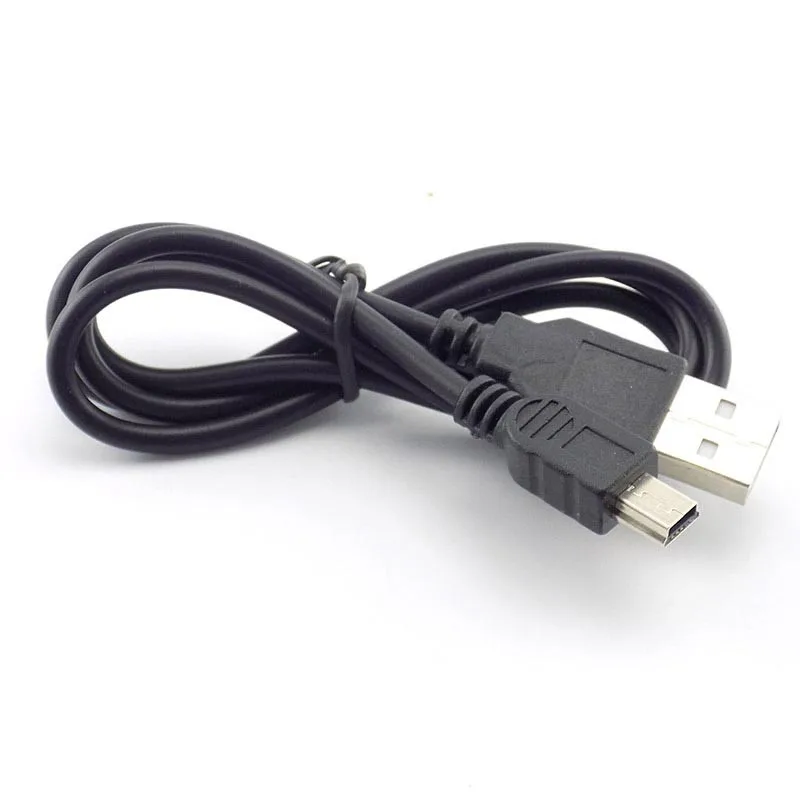 1/2/5pcs USB 2.0 Type A Male to Mini 5Pin Type B Data Charge Connector Cable 480Mbp Sync Power charging extension Cable Splitter