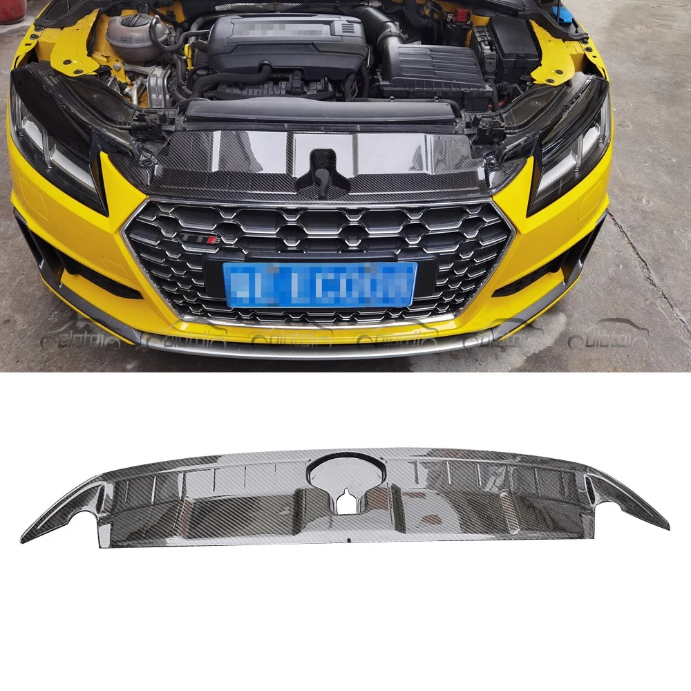 

2015-2021 Audi TT TTS TTRS MK3 Car Styling New Dry Carbon Fiber Engine Cover Hood Cooling Plate Screws Auto Styling Decoration