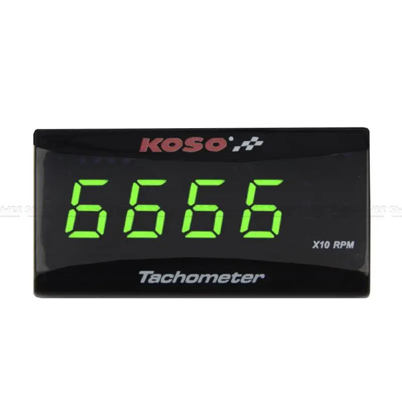 For Yamaha Suzuki Kawasaki BMW KOSO RPM Mini Meter Motorcycle LCD Digital Display Engine Tach Meter Universal Tachometer Gauge