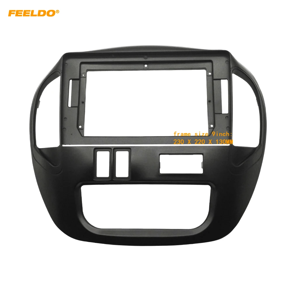 

FEELDO Car Audio 10.1" Big Screen Fascia Frame Adapter For Dongfeng Fengxing Lingzhi V3/M3/M5 Dash Installation Panel Frame Kit