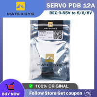 MATEK Mateksys SVPDB PDB 12A with 12S BEC 9-55V TO 5/6/8V Power Distribution Board for RC Airplane Fixed-Wing Servo DIY Parts