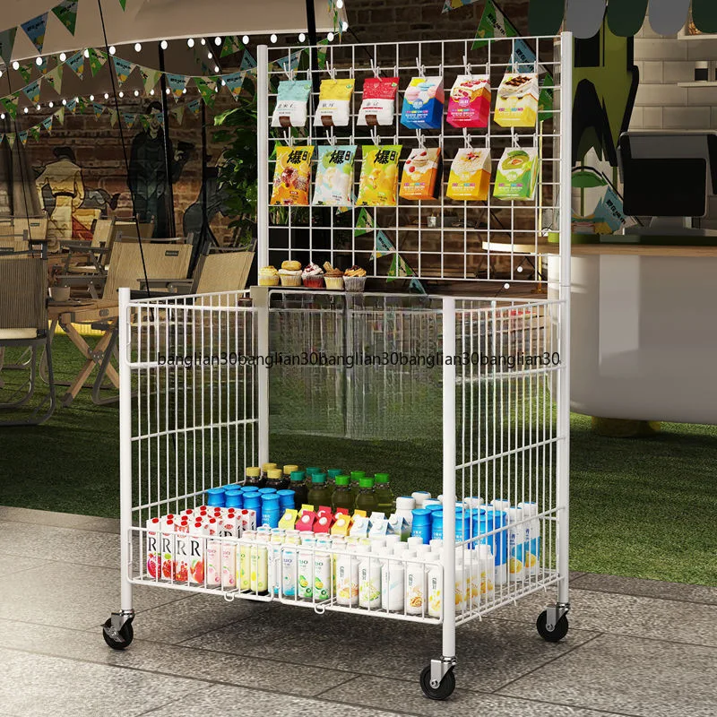 Mobile Folding  Trolley One Second  Night Market Stall Special Float Promotional Display Stand