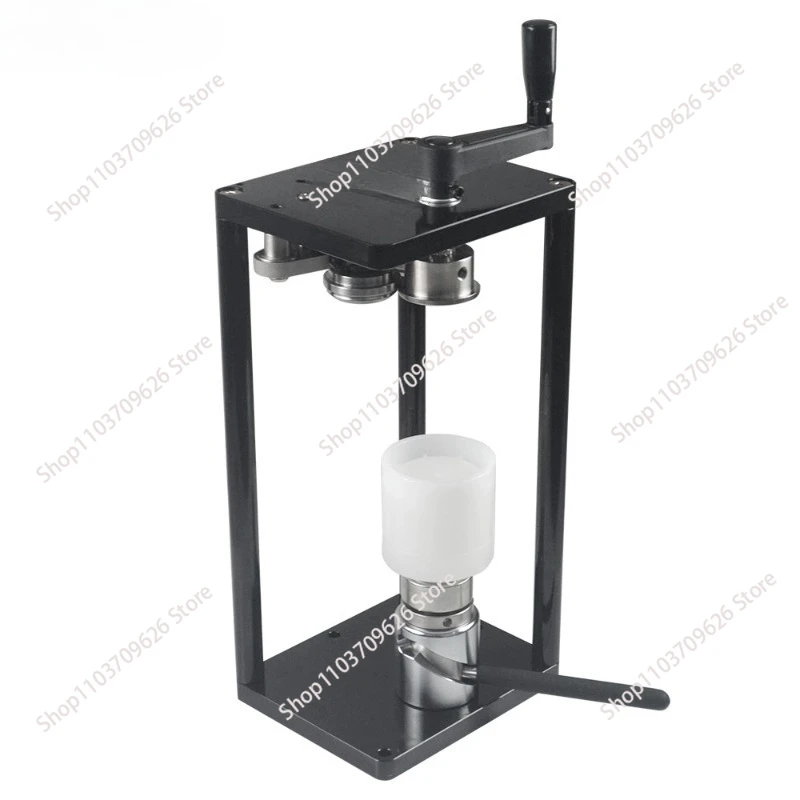 Small Home Manual Rotary Semi-Automatic Can Sealer for Soda Beer Juice Cans-for Plastic & Glass Beverages Paper Packaging