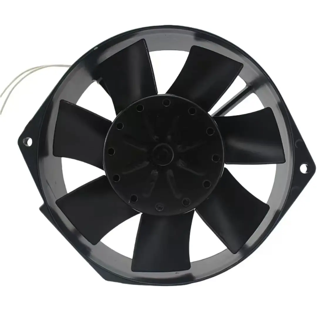 For UZS15D20-M 172x150x38mm AC 200V 35W Dual Ball Bearing Metal Frame Cooling Fan