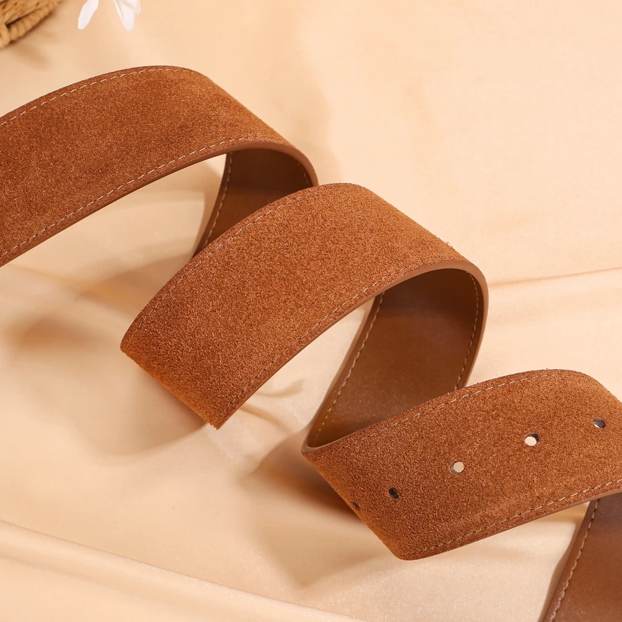 حزام نسائي واسع على الموضة من جلد البقر الطبيعي من جلد البقر المدبوغ بإبزيم مربع عالي الخصر حزام مشد لفستان مهرجان الجينز #5