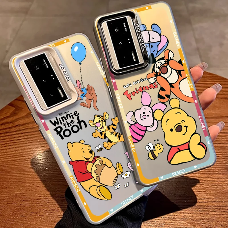 

Disney Winnie Pooh Anime For Xiaomi Mi 11 12T 13T Poco F4 F3 X3 X5 C51 C50 M3 M5S 4G Pro Lite 5G Colorful Silver Mobile Cover