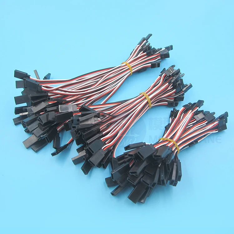 1pc 10/15/20/30/50/100cm Anti-interference Servo Extension Cable 30/60 Core Stranded Wire For Futaba JR Servo Helicopter Car Toy