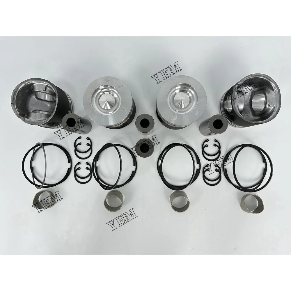 4PCS For Deutz BF4M2012 Piston & Rings 04284179 Diesel Engine Parts