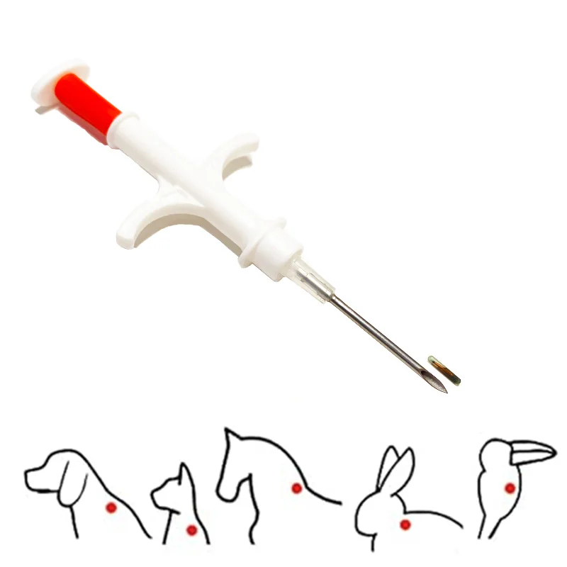 

20pcs BW8 1.4x8mm bioglass Parylene coating Injectable Glass Tag FDX-B RFID microchip syringe for Veterinary pet Animal shelters