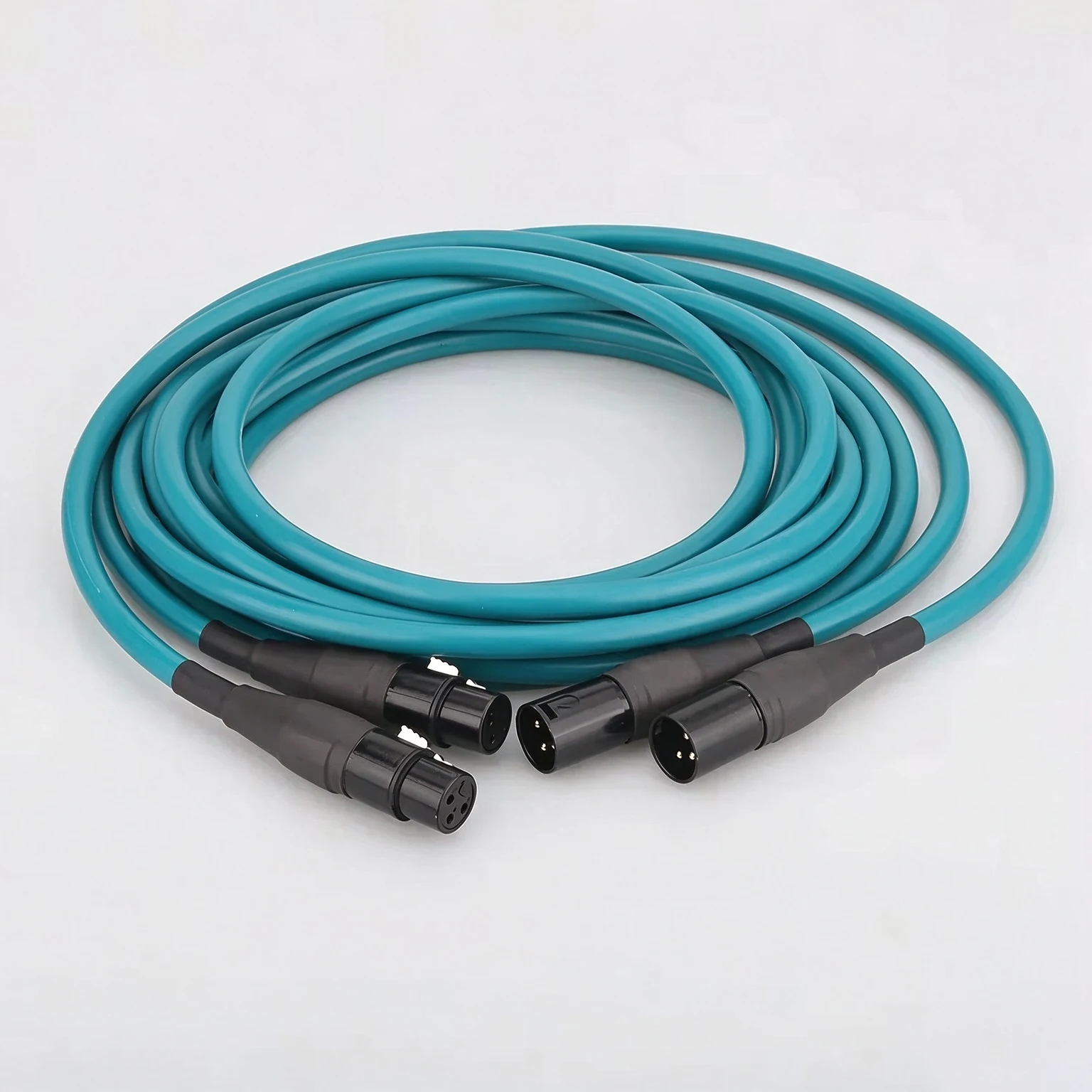 Pair Hi‑End Audiophile Audio RCA Interconnect Cable RCA Male to XLR Male Female HiFi Signal Wire for Amplifier CD DVD DAC Player