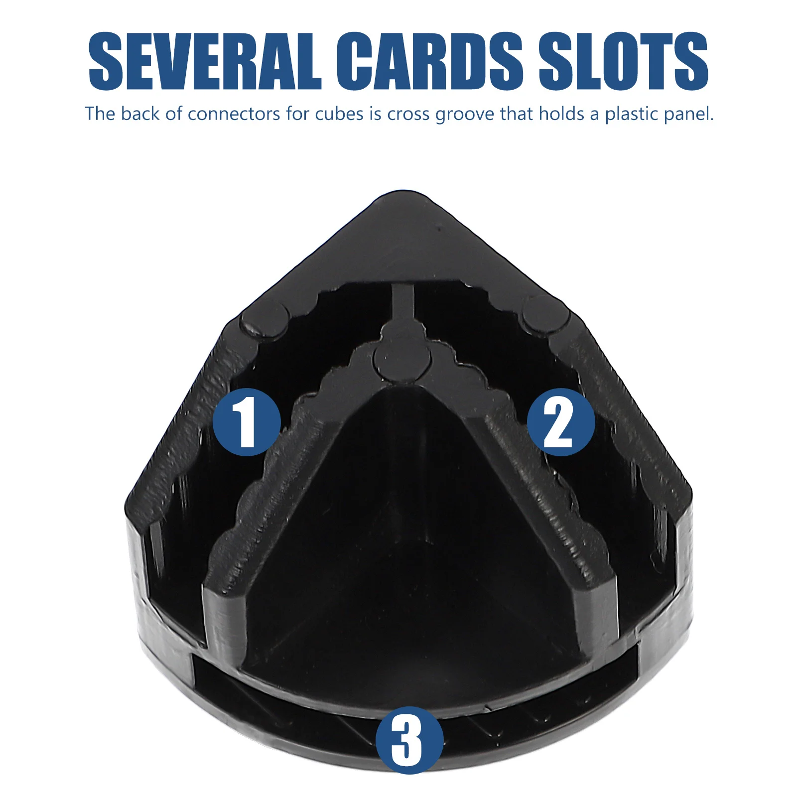 

20Pcs Cabinet Connector Clips ABS Plastic Interlocking Buckle for Modular Wire Cube Storage Shelves Wardrobe Organizer Units