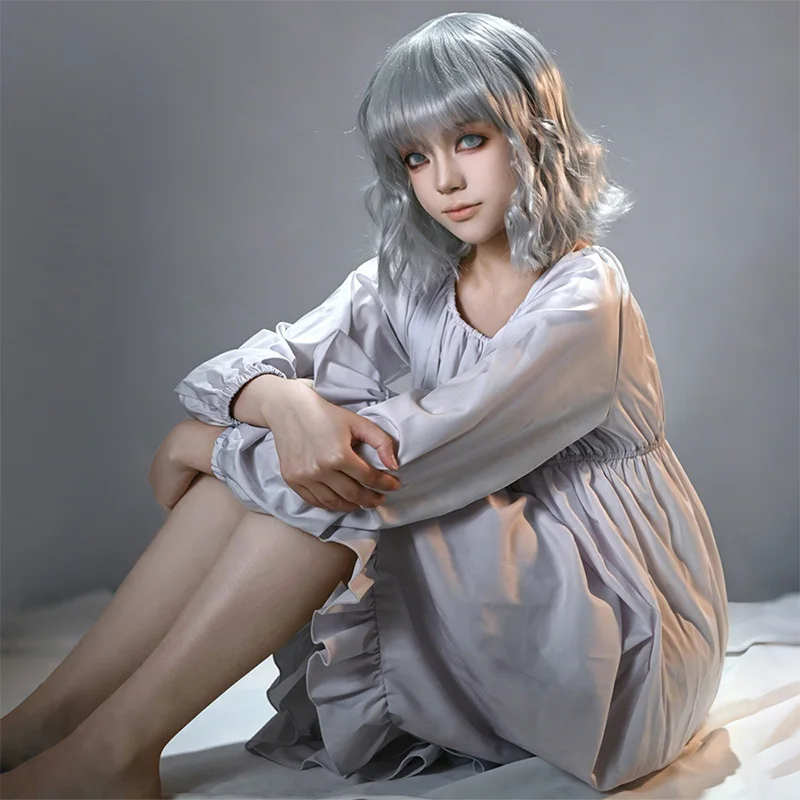 

MMGG Residents Evil 9 Emily Cosplay Nightdress Halloween Carnival Uniform Anime Clothing Party Suit