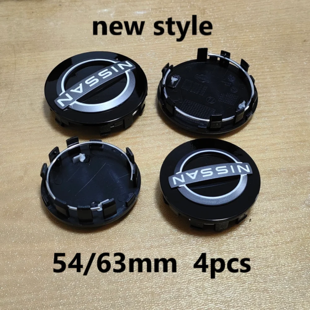 4PCS 54/63mm Car Wheel Center Hub Caps For Nissan Nismo GTR Almera Xterra Qashqai Sentra Versa Altima Rogue Sport hubcaps