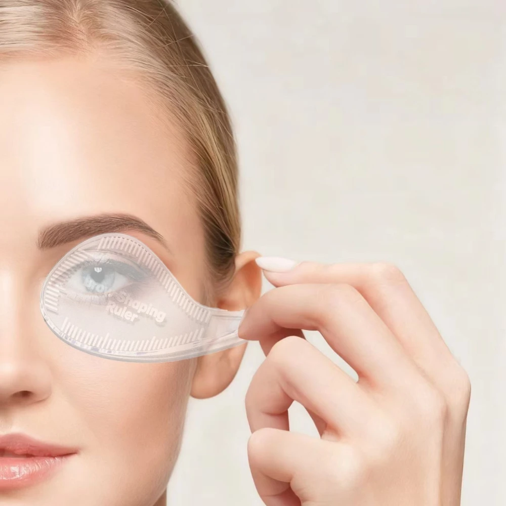 Plantilla para cejas Prince Rupert's Drop, plantilla para delineador de ojos, regla de mapeo de Microblading profesional, herramienta de extensión de pestañas