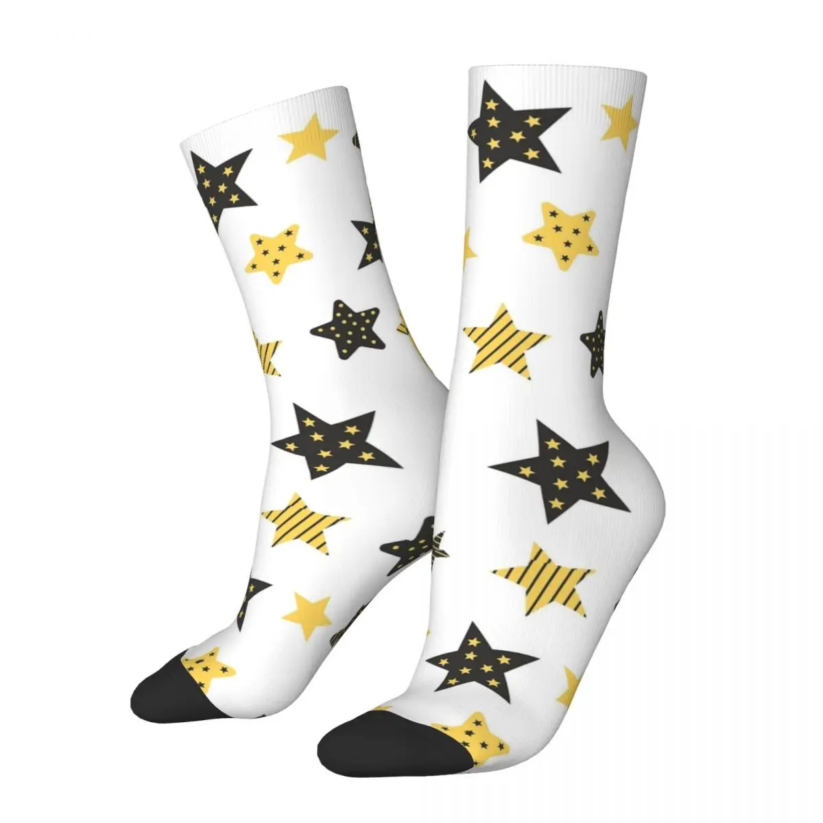 Colorful Heartstoppers Kit Connor Stars Basketball Socks Nick Nelson Polyester Long Socks for Women Men Sweat Absorbing