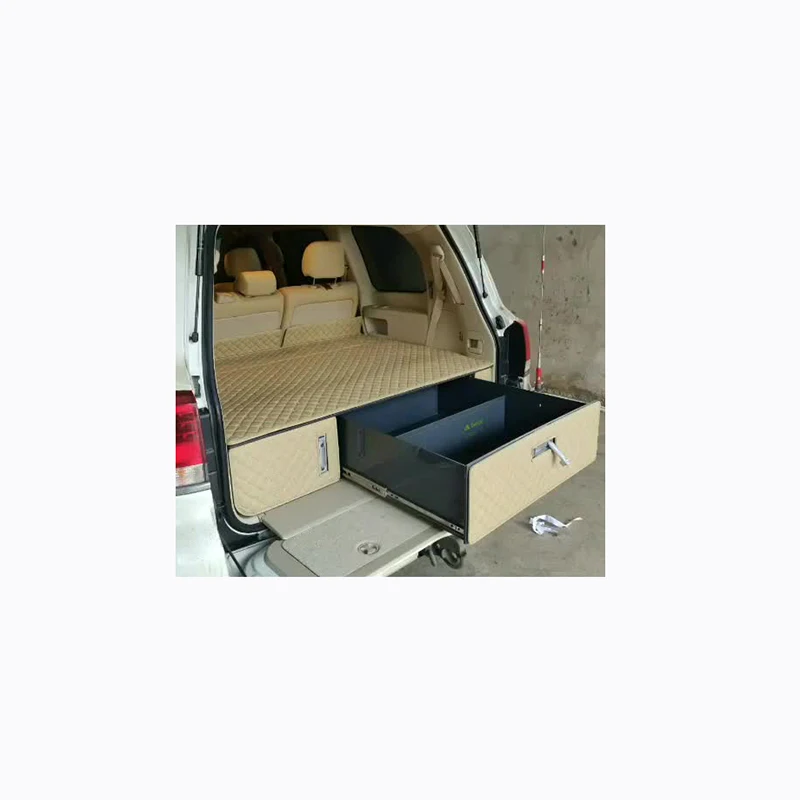 Trunk Storage Box Suitable for Toyota Land Cruiser LC100 LC200 Car Drawer Storage Box Interior Modification Accessories