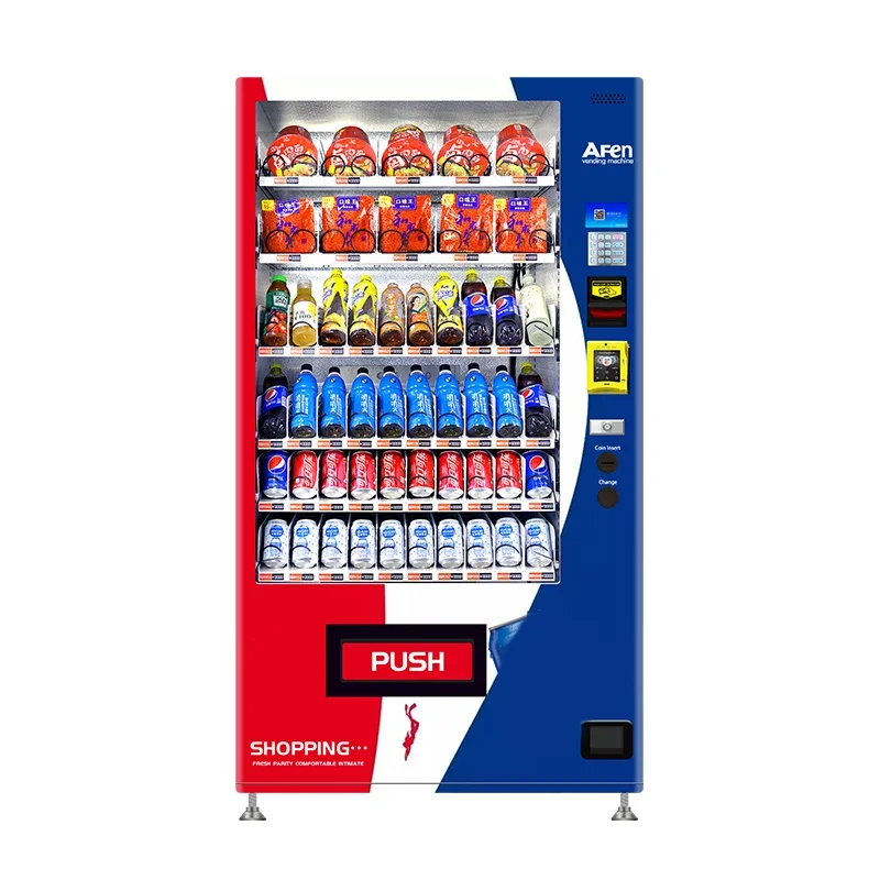 

Afen China Vending Machine Manufacturer Convenient Store Vending Machines For Food And Drinks Snacks