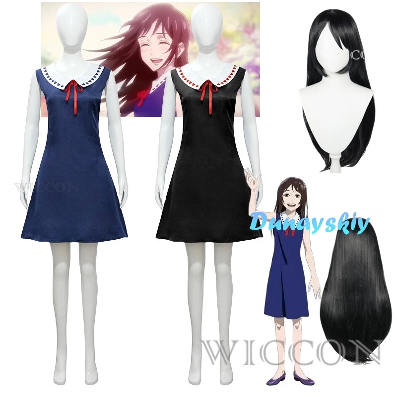 Orimoto Rika Cosplay Costume Anime Jujutsu Cosplay Cursed Queen Lovely Sleeveless Dress Woman Sexy Kawai Party Uniform