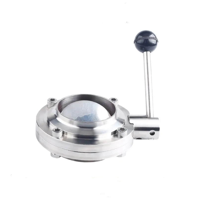 Sanitary Weld Butterfly Valve Stainless Steel 304 Homebrewing Butterfly Valve 1/2