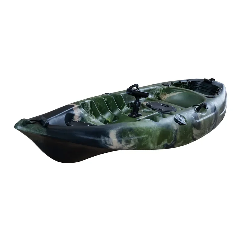 Single Person Fishing Kayak Made of Thickened LLDPE Material Durable and Stable for Outdoor Water Sports Activities