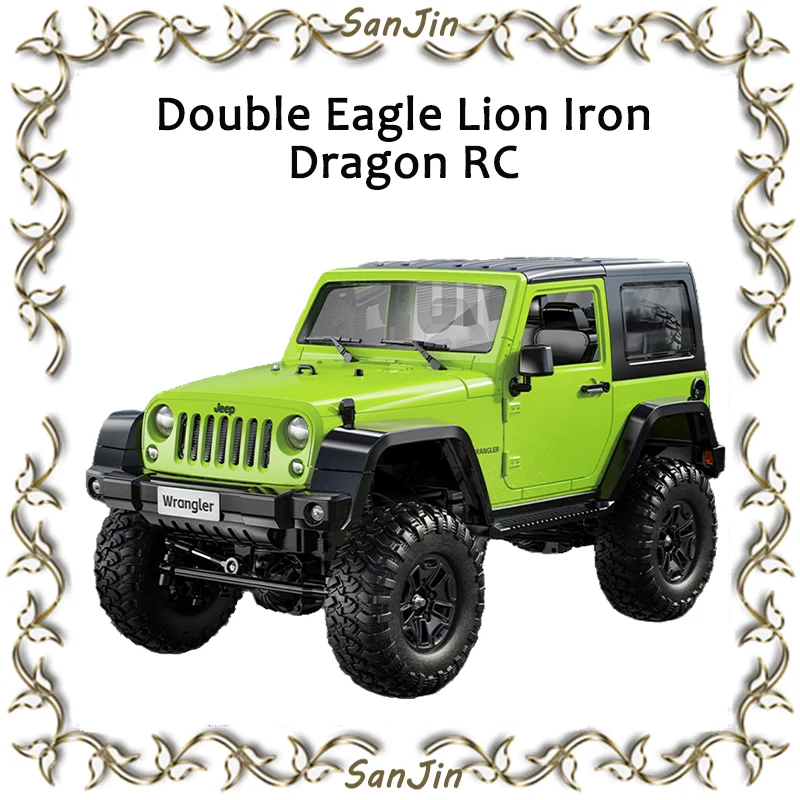 Rc Remote Control Car Four-Wheel Drive Off-Road Vehicle Double Eagle Lion Iron Dragon Wrangler Climbing Car Toy Model