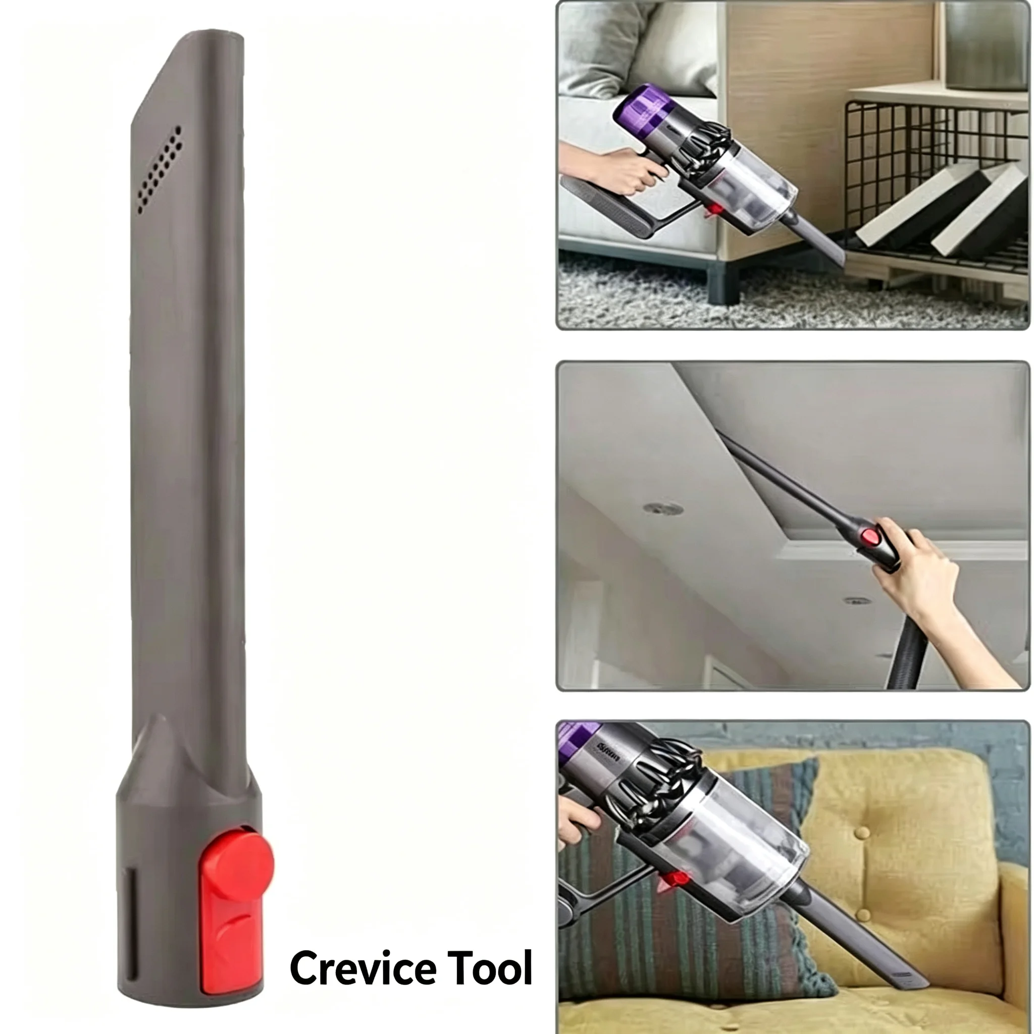 Crevice Tool Long Suction Nozzle For Dyson V7 V8 V10 V11 V15 Vacuum Cleaner Replacement Accessory Gap Corner Cleaning Head