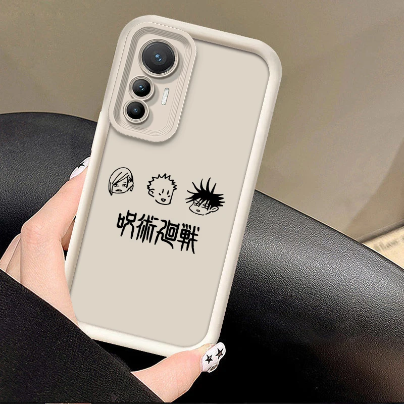 J-ujutsu K-aisen Cool For Xiao POCO 12T 11 F2 F3GT F4 F5 X X4 X5 M3 14 Pro GT 4G 5G  Eye Ladder Phone Case