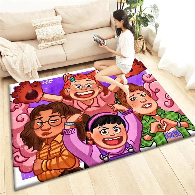 Turning Red Carpet for children,Living room Bedroom floor mat Kitchen mat Children's Bedroom Mat,room decor，Children‘s Art