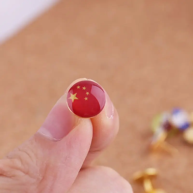 دبابيس دفع ثومبتاك وطنية ، علامات لوحة إشعار ، مسامير خريطة ، إمدادات المدرسة ، دروبشيبينغ ، من من من لكل صندوق