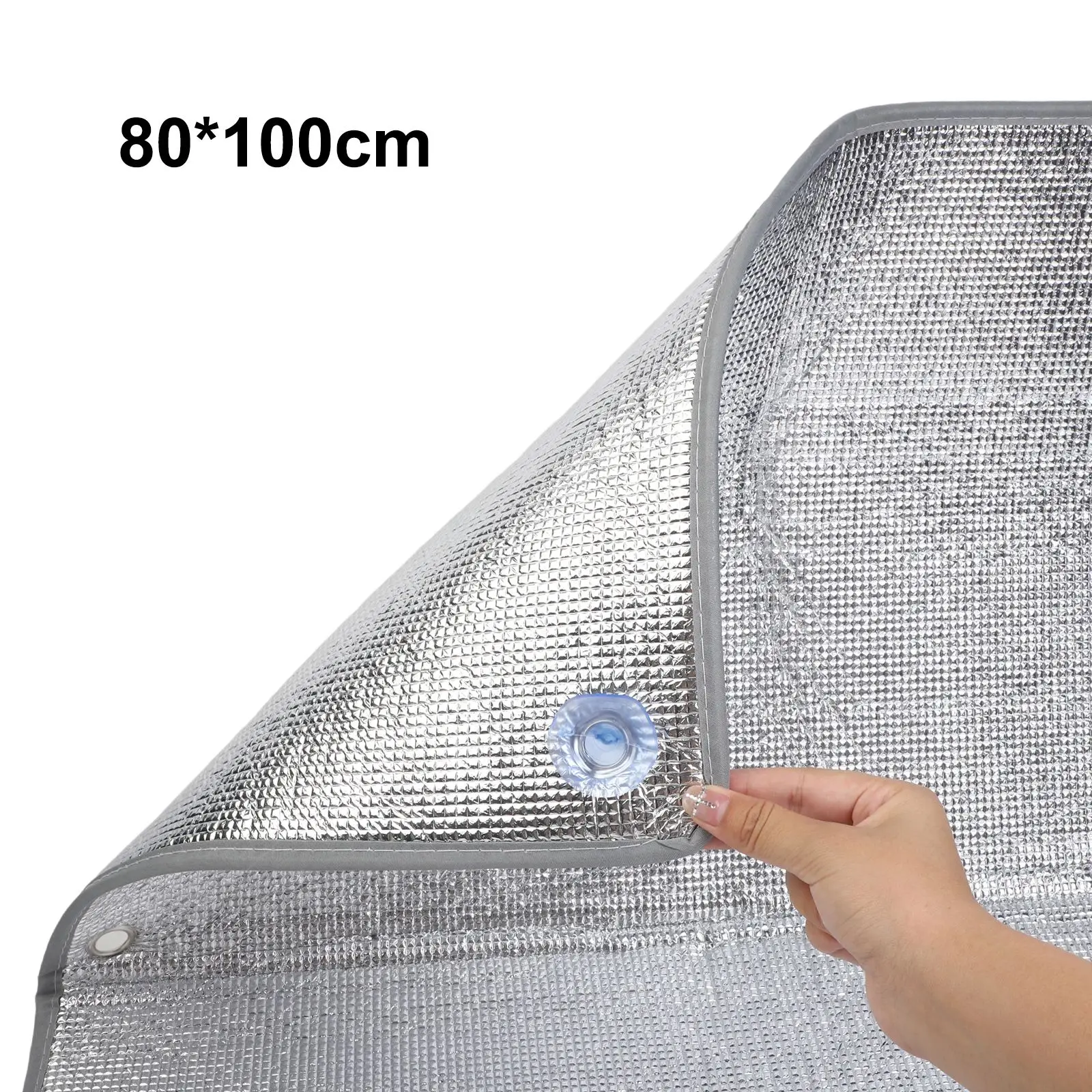 Film Isolasi Jendela 8mm Lapisan Ganda Aluminium Foil untuk Pengurangan Panas yang Efektif dengan Pinggiran Pelindung untuk Daya Tahan Tambahan