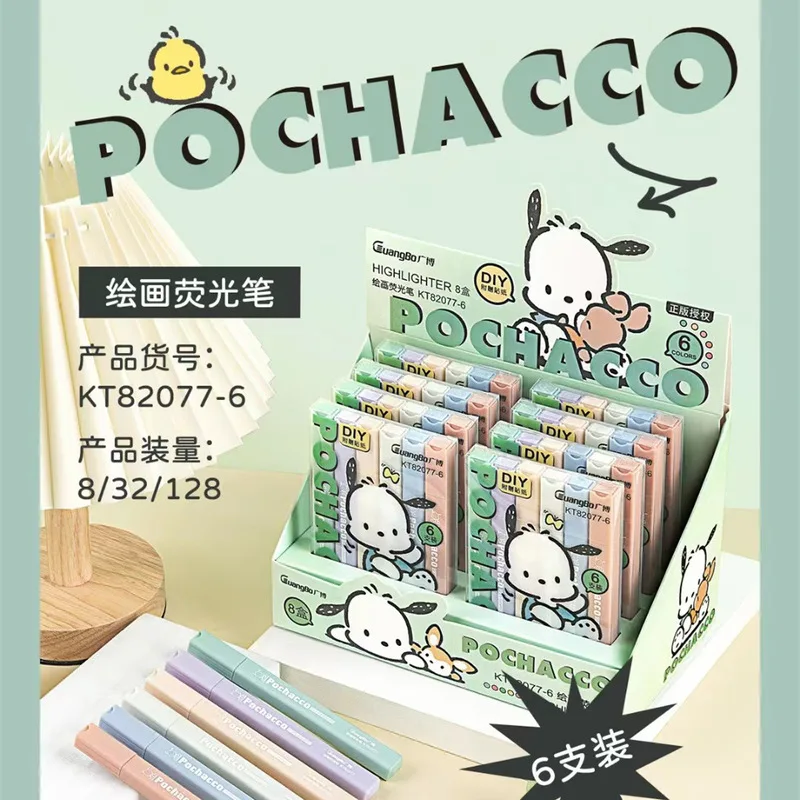 

Sanrio понравико кавайный мультяшный маркер ручка Милая аниме мультяшная маркерная ручка флуоресцентные маркеры художественная ручка школьные Канцтовары