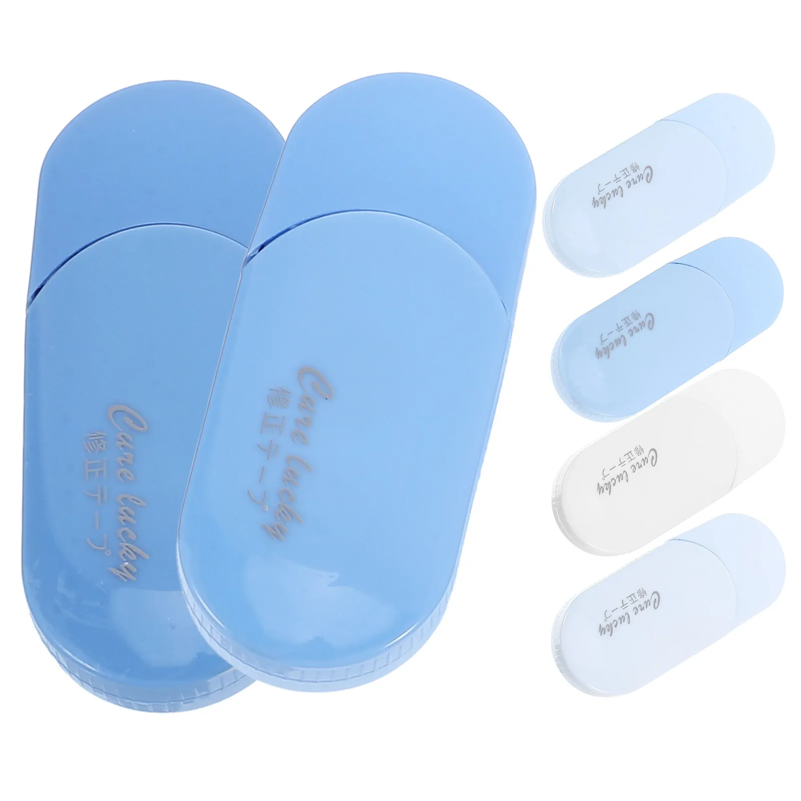 6PCS Correction Tape White School Supplies Office Portable Halloween Christmas Pen Correction Tape Blue Correction Tape 1SET