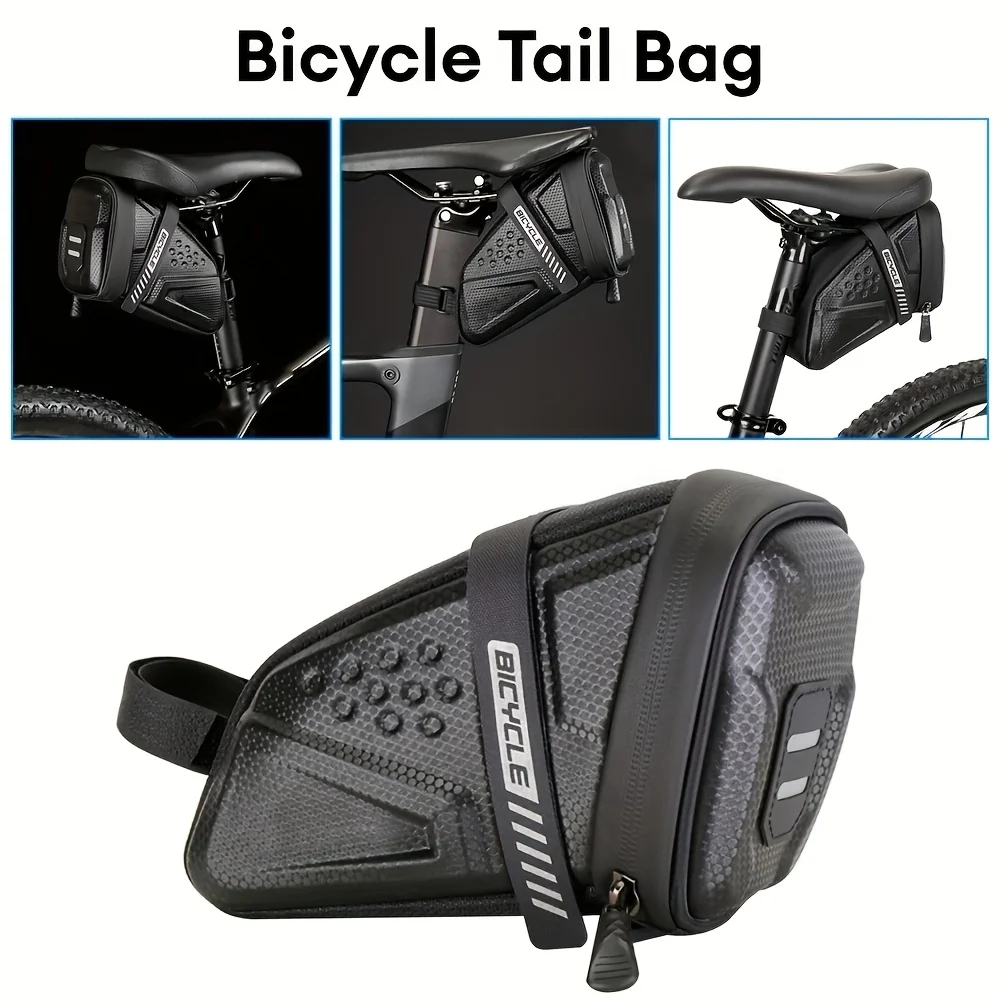 Bike Tail package saddle package mountain bike EVA hard shell road bike back package riding equipment accessories - view 6