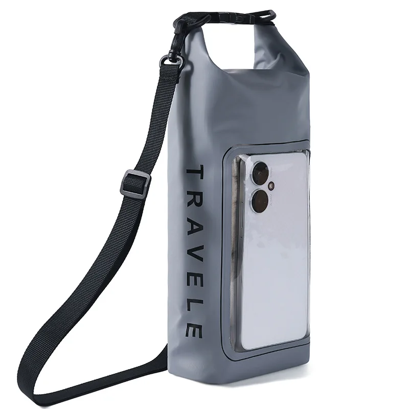 Waterproof outdoor oblique span bag 2-in-1 mobile phone waterproof bag travel business trip beach storage bag rainproof