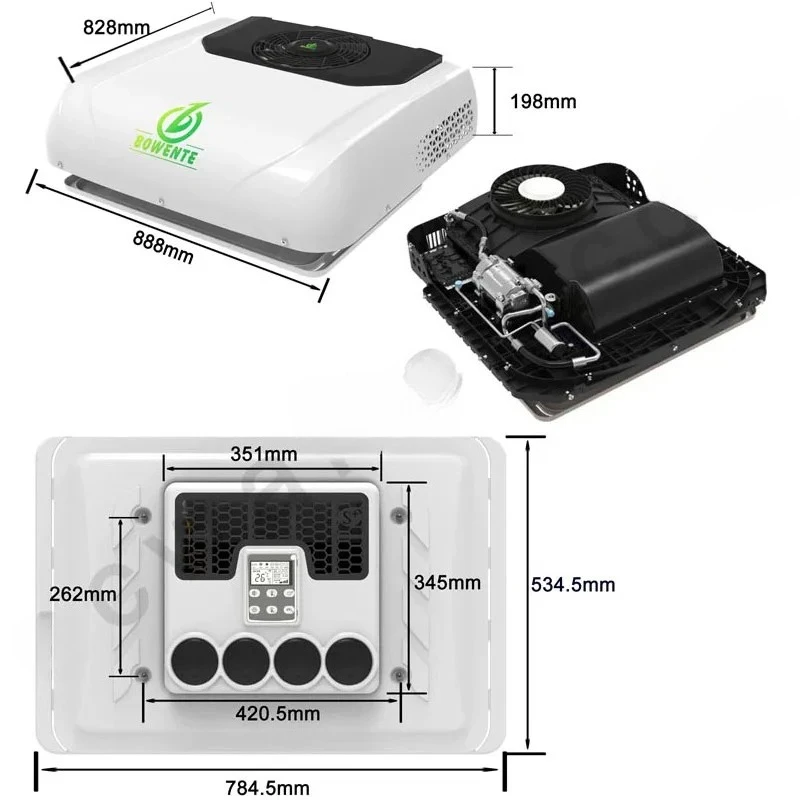 2025 Hot Sale New Condition Parking Truck Air Conditioner for All Car Models