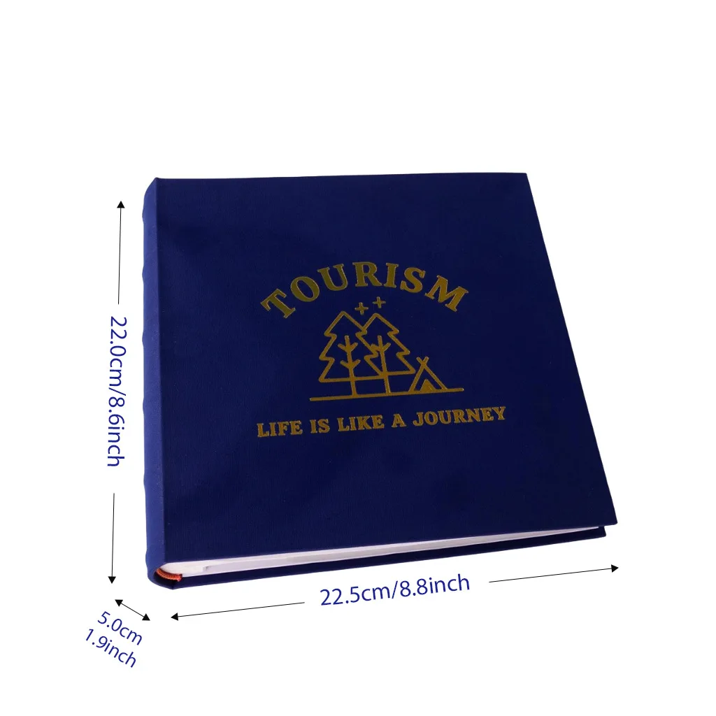 Velvet album: 200 4×6‑inch photos, gold‑stamped, note space & pen, 3 patterns, acid‑free pockets, gift for baby & weddings.